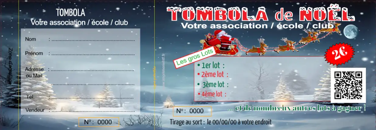 Tiucket tombola Sport - HTF